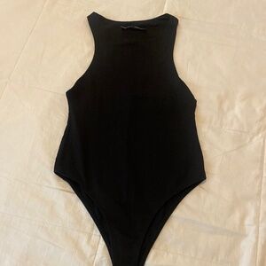 Zara high neck black bodysuit